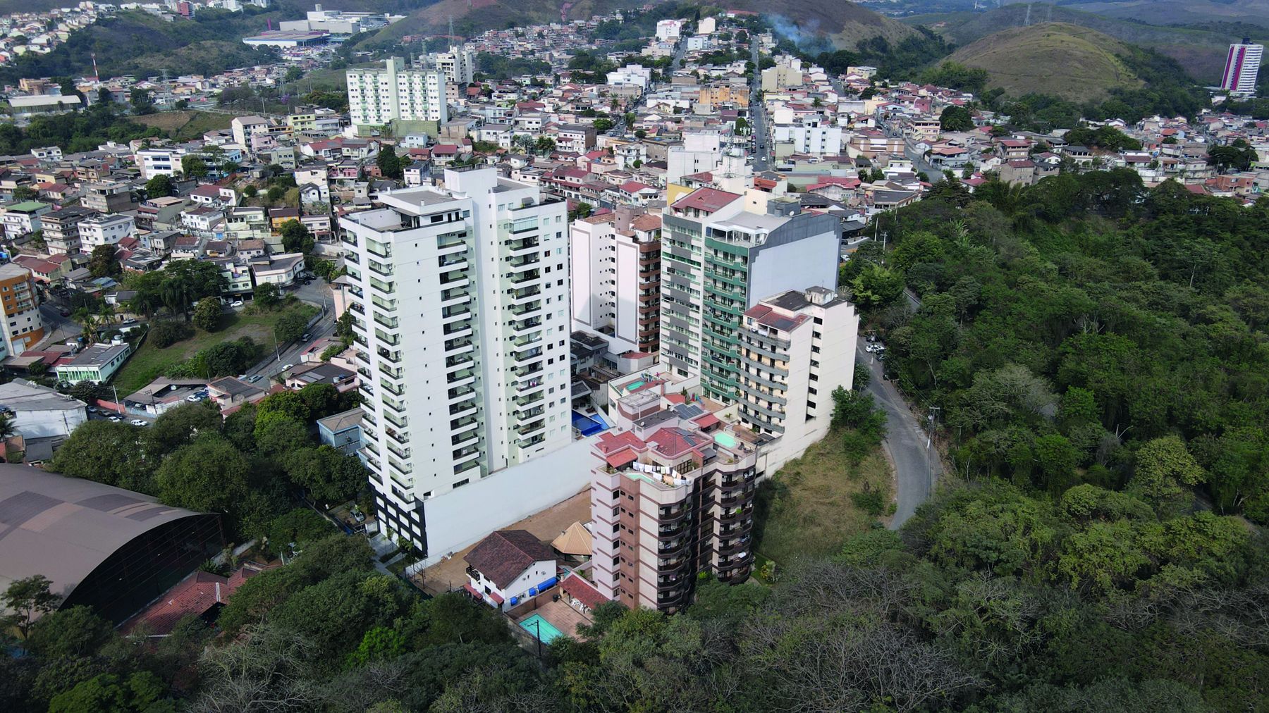 Vista aérea do Laranjal