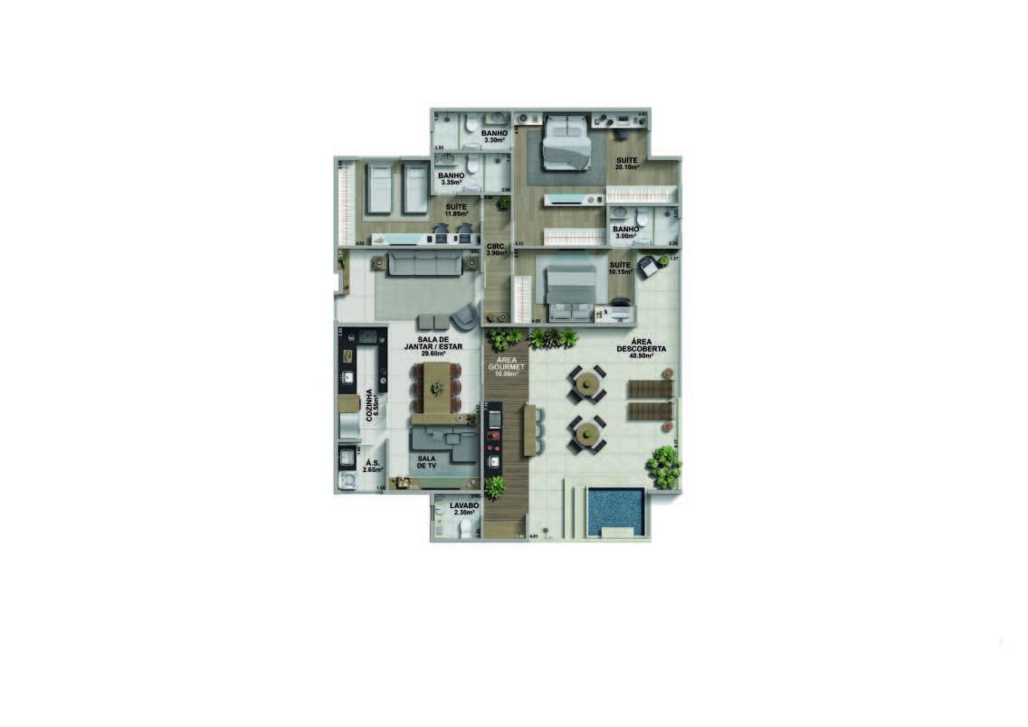 Planta Garden · Unidade 403